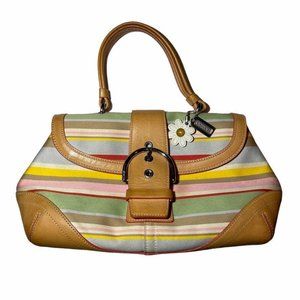 Coach Striped Purse